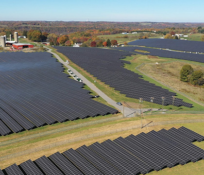 Sistemas solares montados no solo