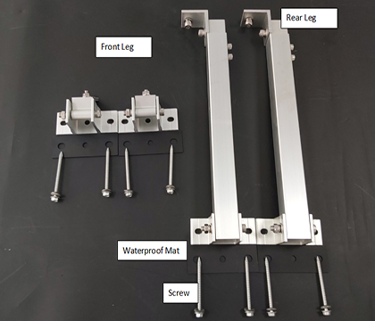 Adjustable Foot Solar Mount 