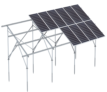 Como os racks solares suportam os painéis solares?