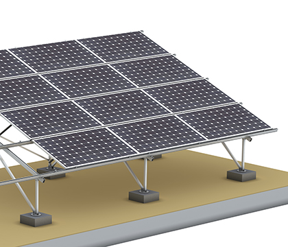 Quais são as vantagens dos pilares de concreto moído para suportes solares?